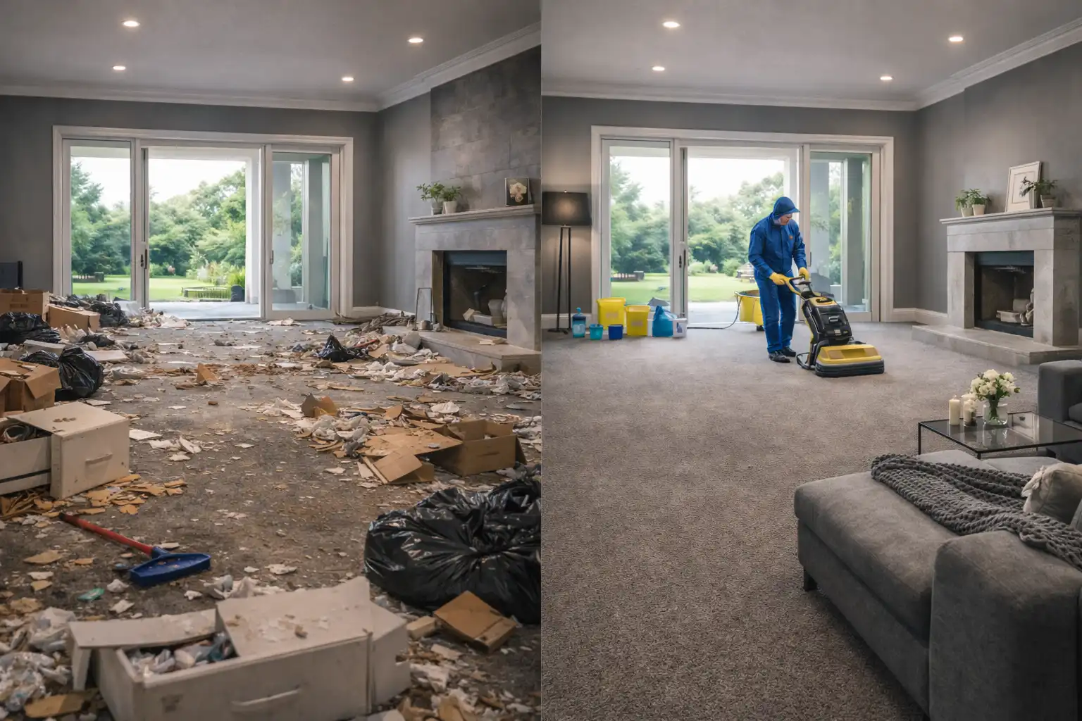 Tahliye temizliği hizmetleri